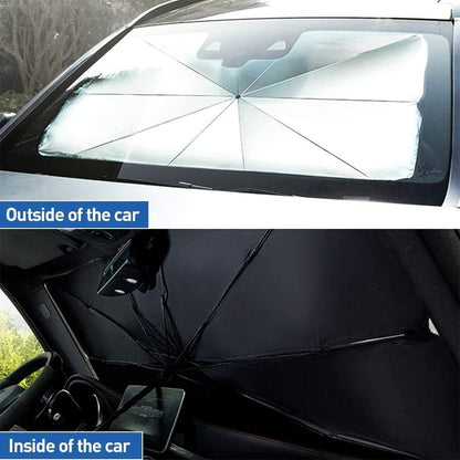 Car umbrella for front shading