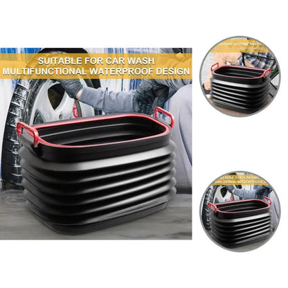 Multi-function Foldable Bucket With Lid