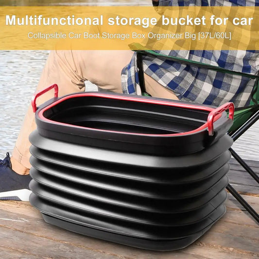 Multi-function Foldable Bucket With Lid