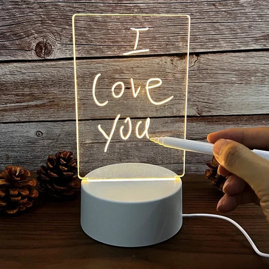 LAST DAY 50% OFF🔥NOTE BOARD CREATIVE LED NIGHT LIGHT