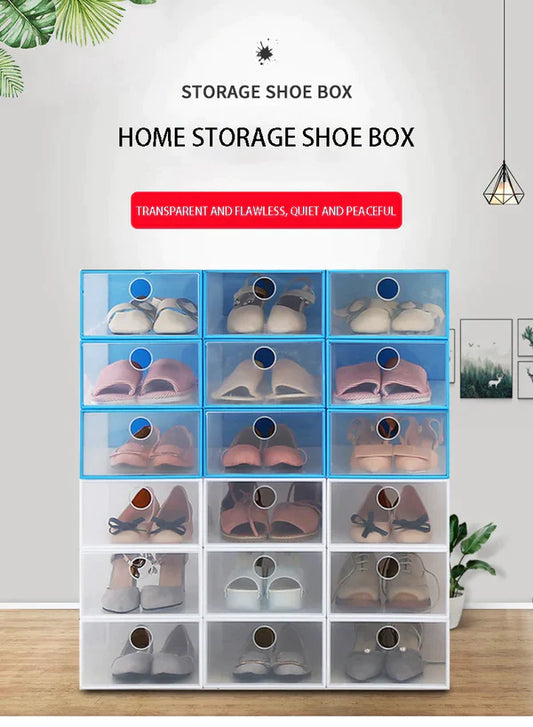 Stackable Shoe Box (6Pcs)