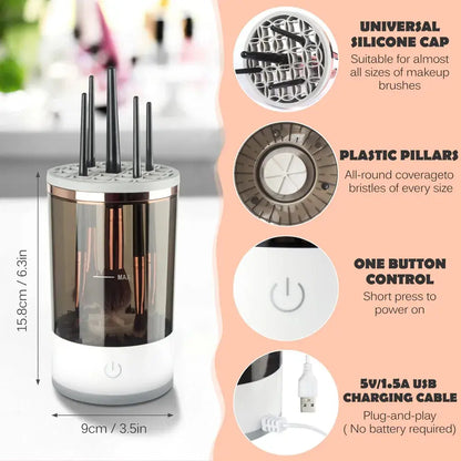 Rechargeable Makeup Brush Electric Cleaner